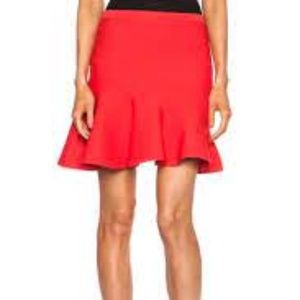 Ohne Titel Fit and Flare Woman's Red Skirt Size Medium